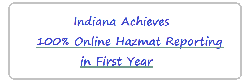 Indiana Achieves 100% Online Reporting with Hazconnect Hazconnect